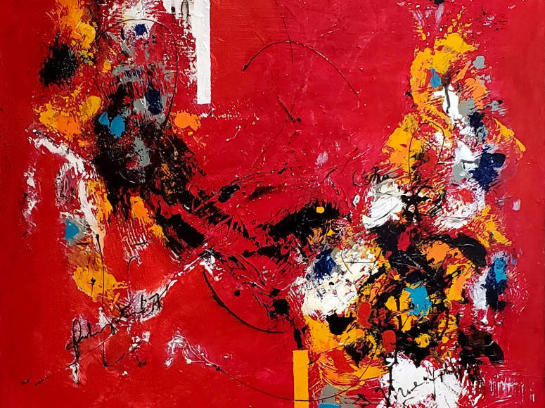 détail de l'oeuvre Etna de Maggie Romanovici