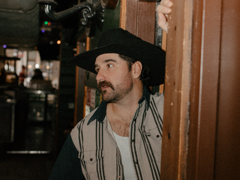 Rick Duff avec un chapeau de cowboy.