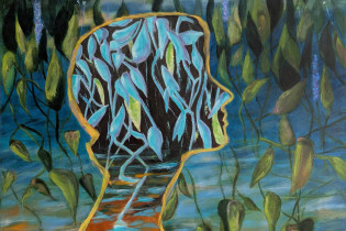 détail de l'oeuvre Là où le silence respire, de l'artiste Isa C