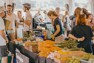 Vue générale du marché