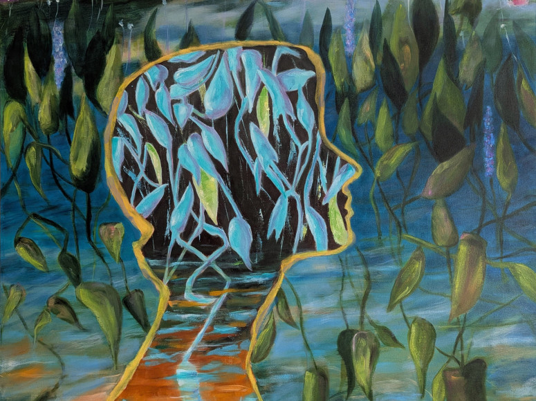 détail de l'oeuvre Là où le silence respire, de l'artiste Isa C